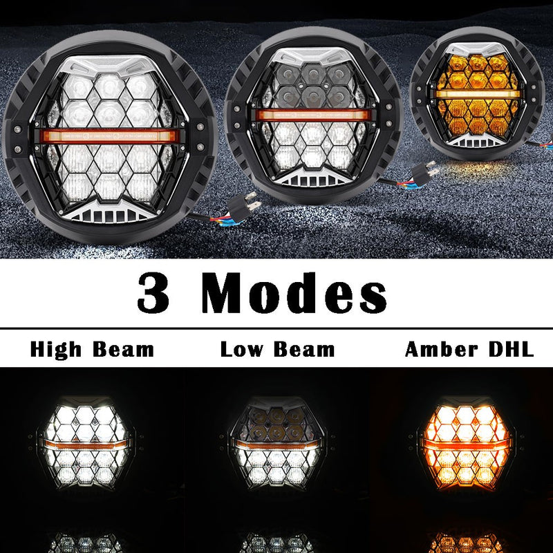 120W 7'' LED Headlight for Street Glide FLHX CVO FLHXSE 2014-2024 Motorcycle