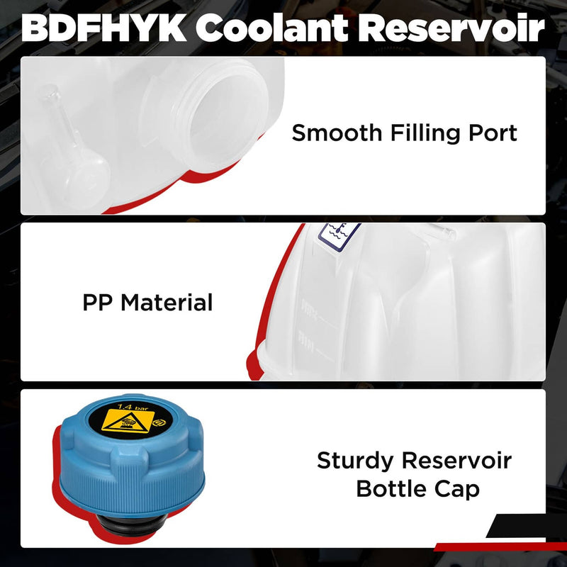 52014880AA Coolant Reservoir for Dodge Ram ProMaster 1500 2500 3500 2014-2021