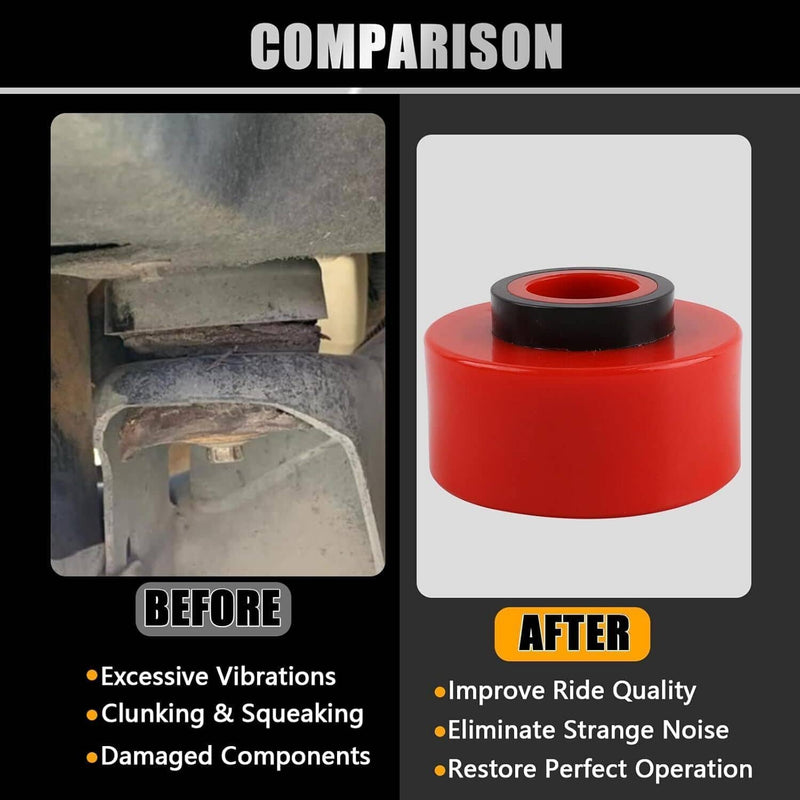 4.4123R Body Cab Mount Bushing Set Kit for Ford F150 F250 F350 1980-1998 2WD/4WD
