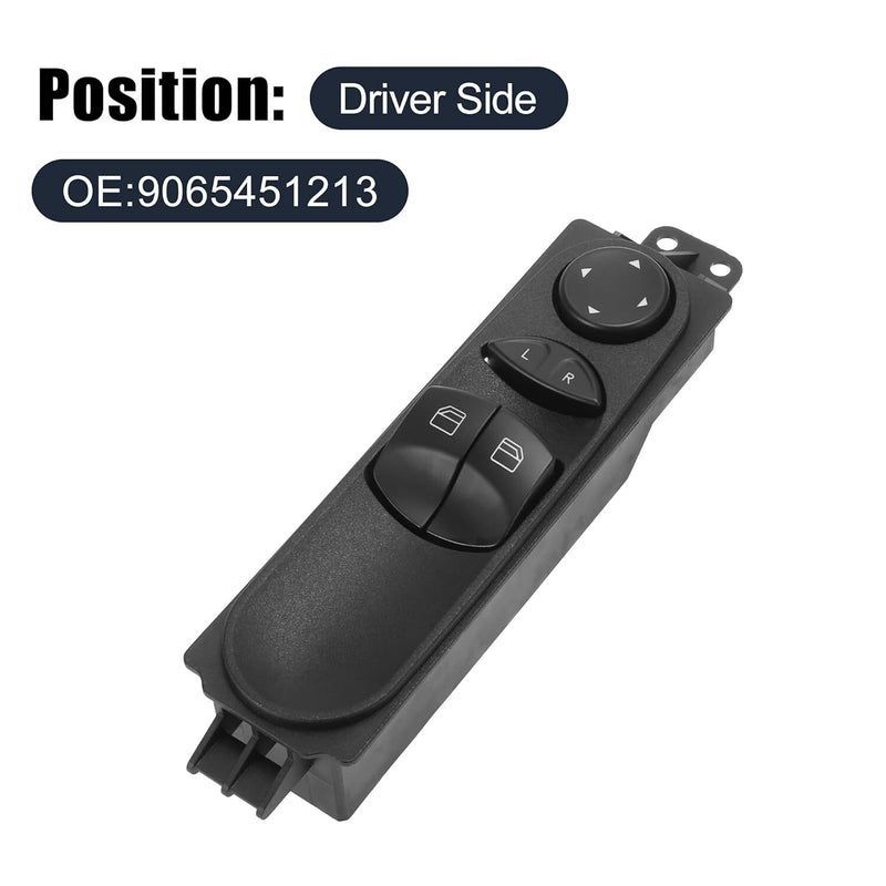 Power Window Switch Front Driver Left Side for Mercedes Van Sprinter Hand