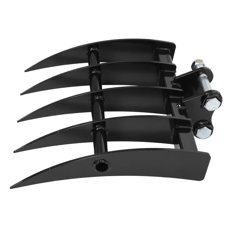 Mini Excavator Attachment Rake 5 Tools for Mini Excavator Heavy Duty Thick