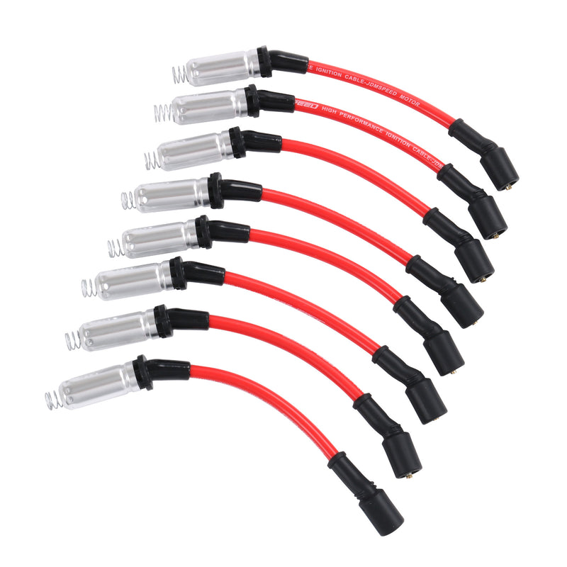 41-110 Iridium Spark Plugs & 48322 Spark Plug Wires for Chevy 5.3 6.0 6.2L