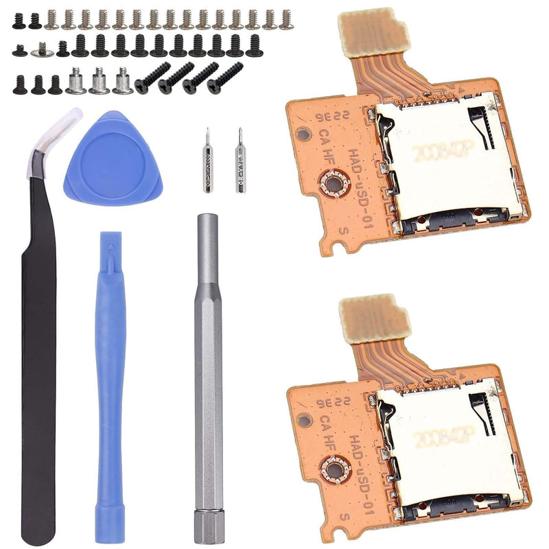 HAC-SD-01 Micro SD Card Slot Socket Reader for Nintendo Switch 2pcs