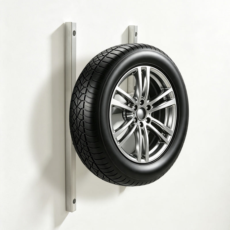 Aluminum H-Mount Trailer Spare Tire Carrier for 6-Lug Wheels w/Hardware