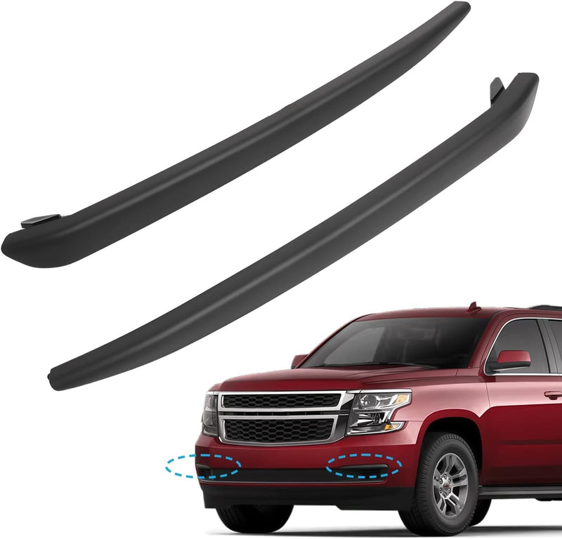 Bumper Trim Set for 2015-2020 Chevrolet Tahoe Front Driver Passenger Side