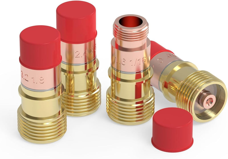 71pcs TIG Welding Torch Stubby Gas Lens #12 Pyrex Glass Cup Kit WP-17/18/26