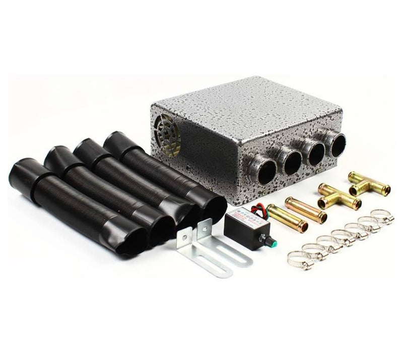 12 Volt Underdash Heater Heat w/ Speed Switch for Car Truck 4 Port