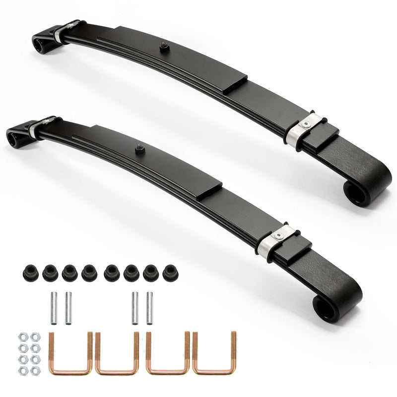 Rear Leaf Springs Heavy Duty for EZGO TXT 1996-2013 Golf Cart Set of 2