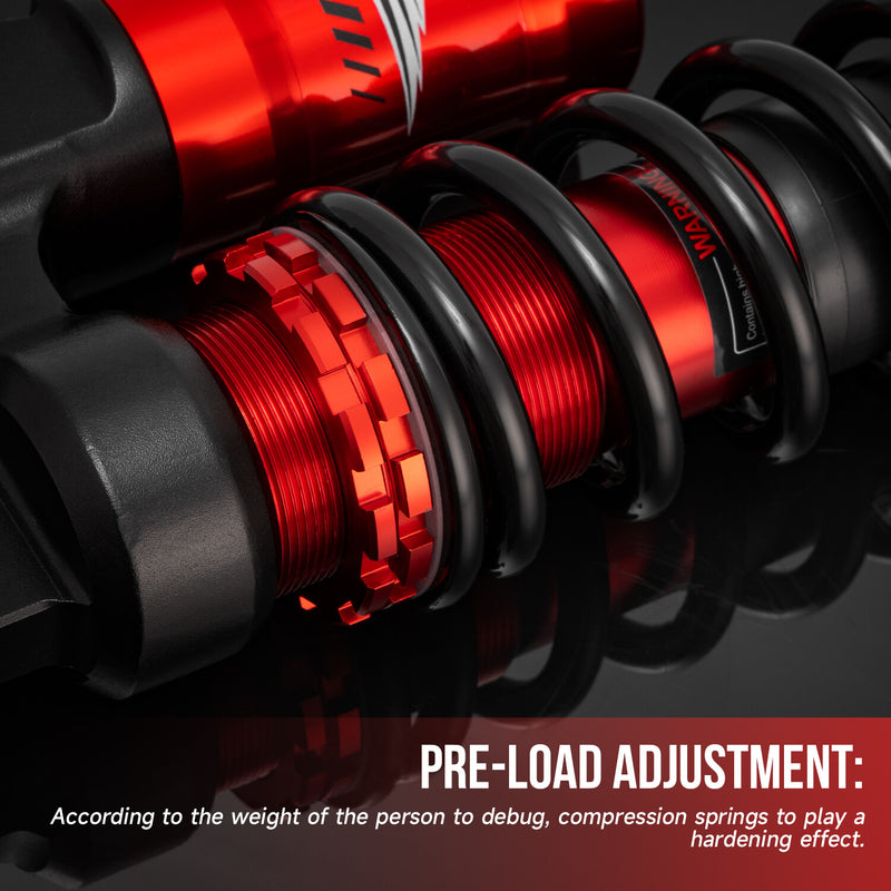 Front Rear Air Shocks Absorbers 380mm 420mm for Polaris RZR 170 2009-2021