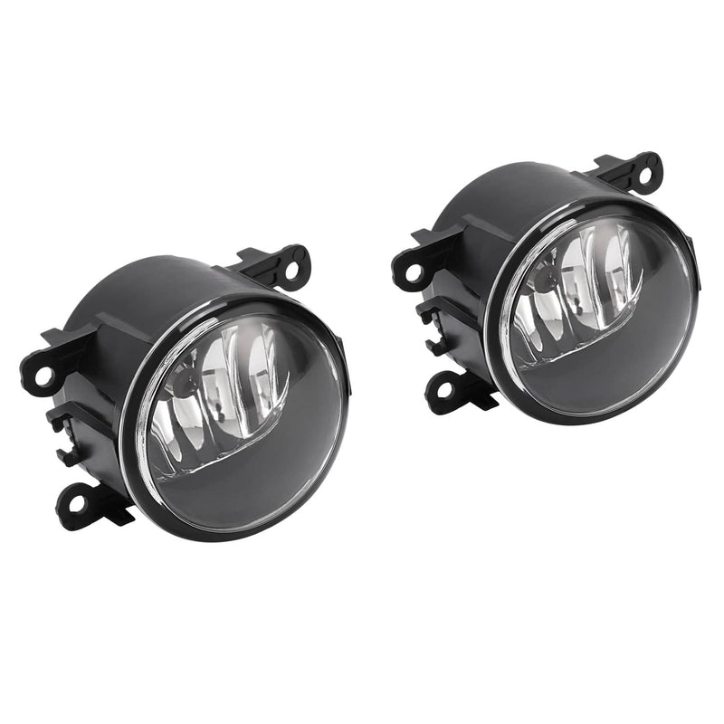 DURAFORCE Clear Fog Lights With Ring Wiring Switch for Honda Pilot EX 2012-2015