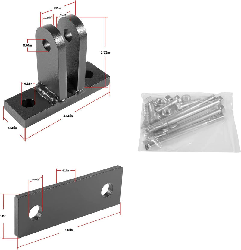 BX88230 Bolt-On Adapter for Blue Ox Class III Universal BX Tab Tow Bar BasePlate