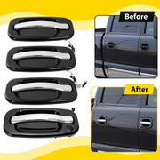 DURAFORCE 4X Outer Door Handles for Chevy Silverado for GMC Sierra for Cadillac 1999-2006
