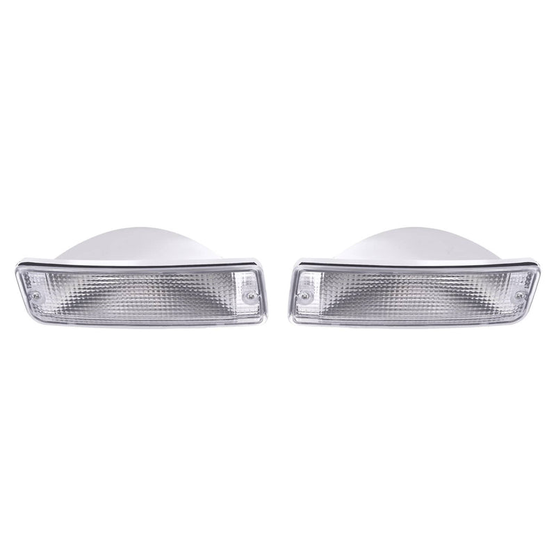 DURAFORCE Clear Corner Lights Bumper Signal Lights for Toyota Pickup 1992-1995 2WD