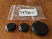 DURAFORCE Rubber Tailgate Plug Set for Jeep Wrangler Tramp Stamp Spare Tire Delete 07 17