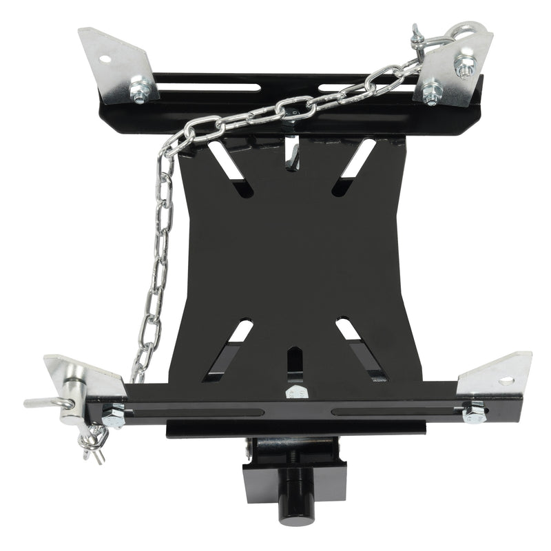 Transmission Floor Jack Adapter 1100lbs Capacity for Repair Tool Black Silvery