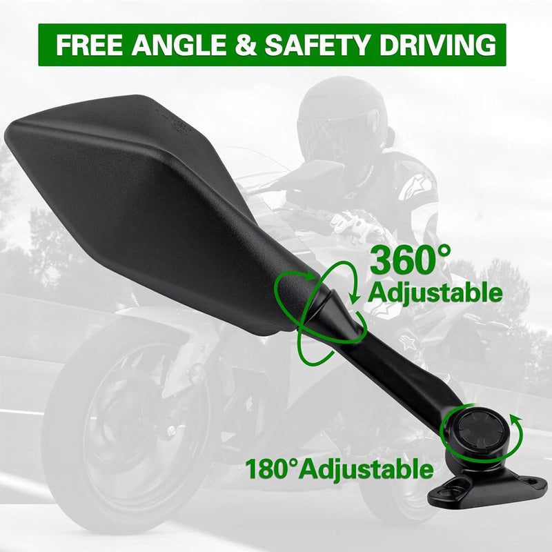 Rear View Mirrors for Kawasaki Ninja ZX 6R 636 300R EX300 ABS 2013-2017 2015