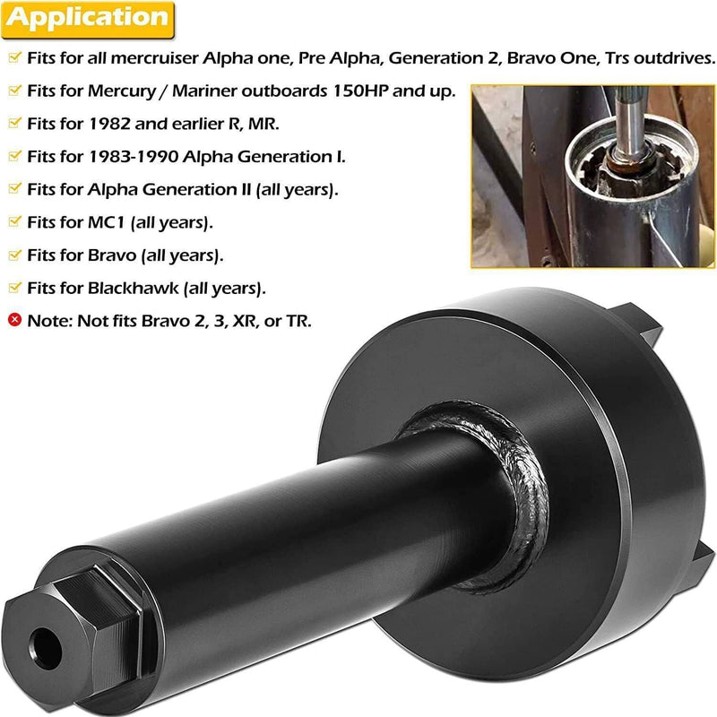 91-61069 Bearing Carrier Retainer Wrench Tool for Mercury Mercruiser Alpha Bravo