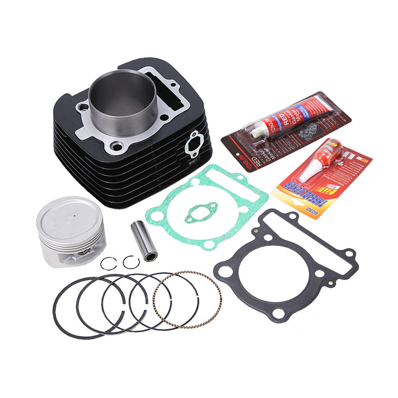 Cylinder Piston Gasket Top End Rebuild Kit for Yamaha Big Bear 400 2000-2012 ATV