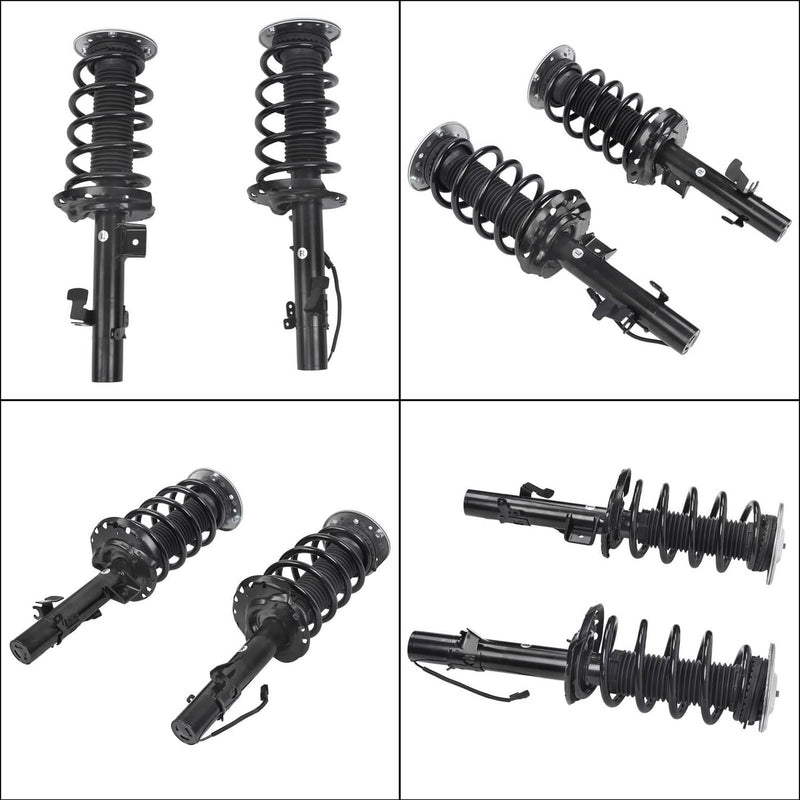 Front Shock Absorber Struts w/ Electric LR024437 for 2012-19 Range Rover Evoque
