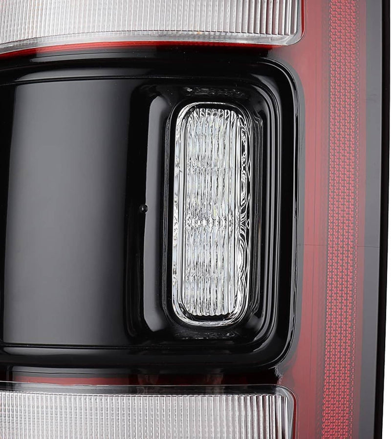 2x Black Bezel LED Tail Lights w/Blind Spot for Dodge RAM 2500 3500 2019-2024