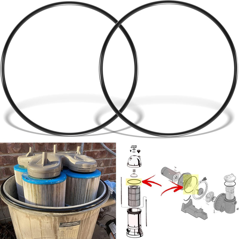 CX900F O-Ring for Hayward Star-Clear Plus Cartridge Filter C751 C900 C1200 2PCS