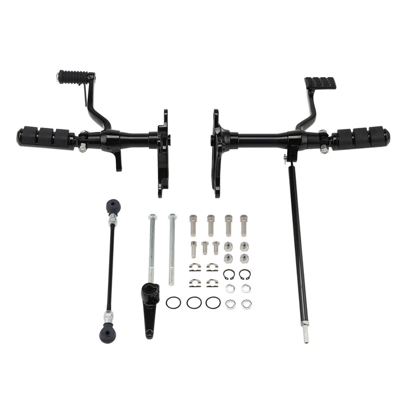 DURAFORCE Forward Control Kit Pedal Pegs Foot Rest for Harley Sportster 1200 883 91-03