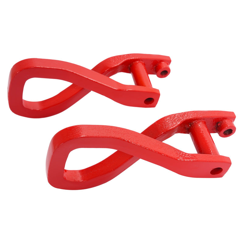 Heavy Duty Front Car Tow Hooks With Bolts Red for GMC Sierra 1500 2019-2026