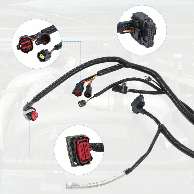 4C3Z12B637AA Engines Wiring Harness for Ford 6.0L Super Duty 9-23-03 & After