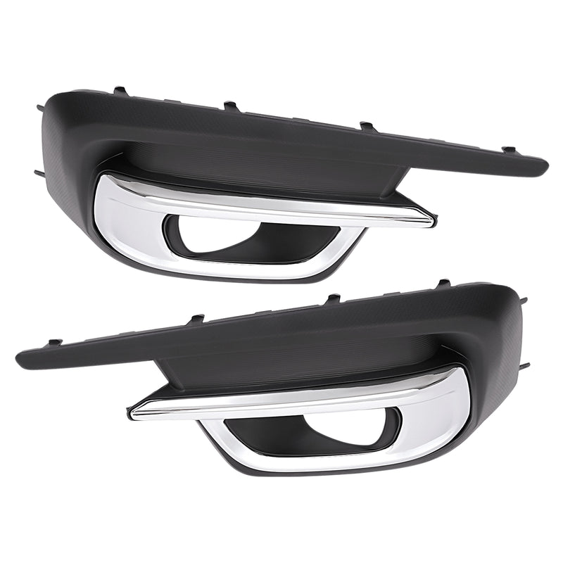 Pair Fog Light Lamp Covers Bezels for Subaru Legacy 2018-2019 Left Right Side
