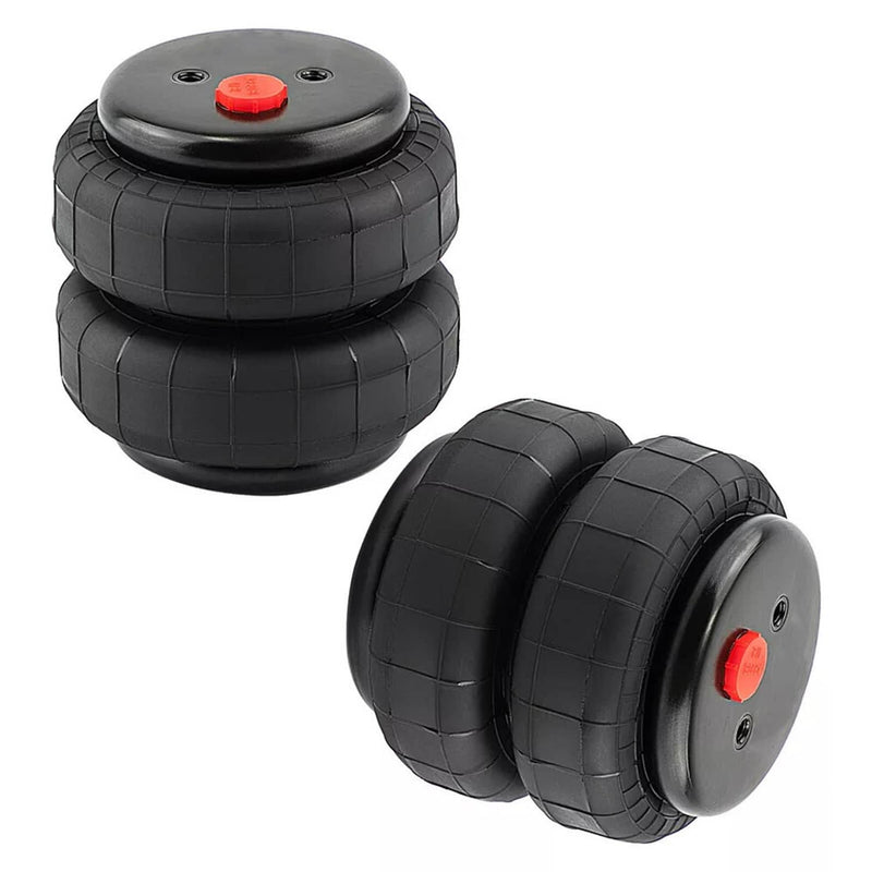 2500 lb Air Ride Suspension Bags 1/2" NPT Single Port Heavy Duty 2Pcs