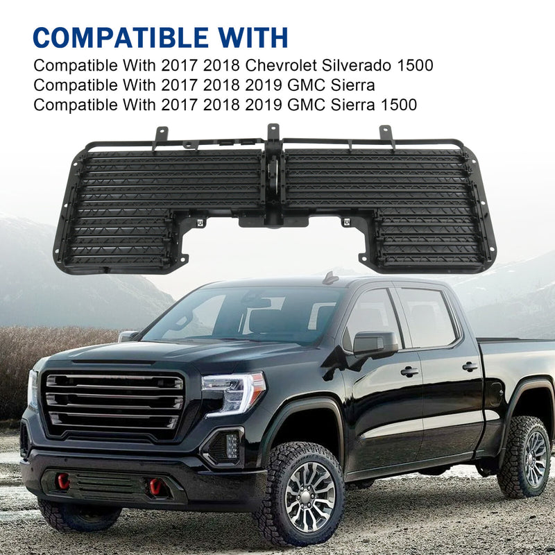 84363184 Front Radiator Shutter with Motor for Chevrolet Silverado 1500 Sierra 1