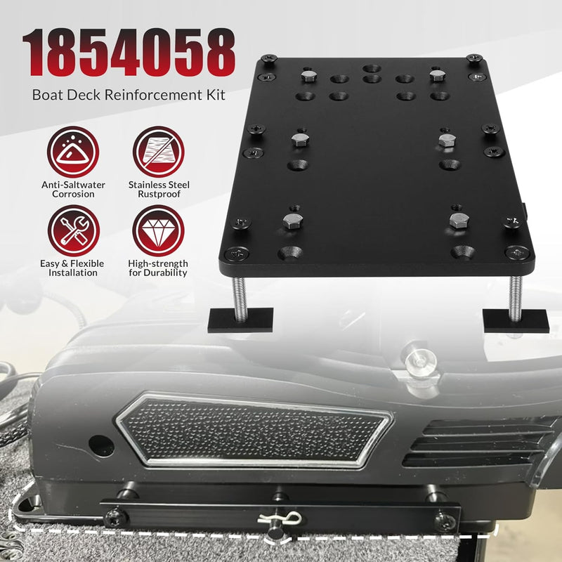 1854058 MKA-58 Boat Deck Reinforcement Kit for Minn Kota Quest Series Black