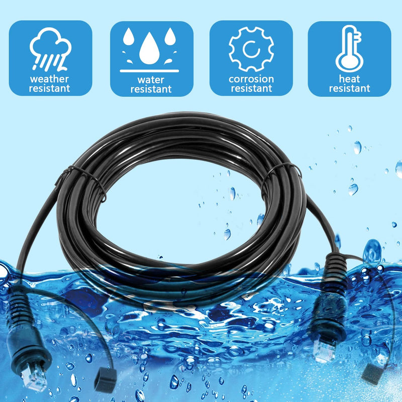 010-10551-00 Marine Network Cable 20 Feet with Split Connector Waterproof Cap
