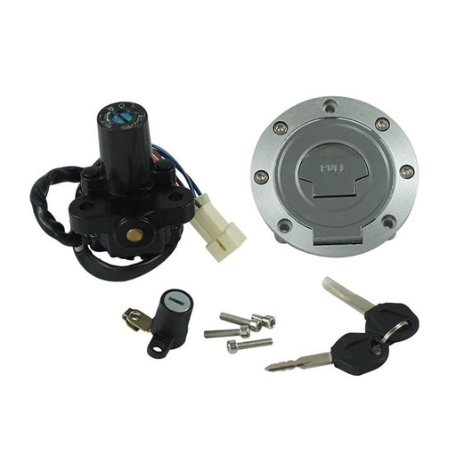 DURAFORCE Ignition Switch Gas Cap Seat Lock Key Set for Yamaha MT03 06-12 YZF R1 R6