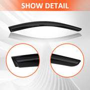 DURAFORCE Window Visor Vent Rain Guards Deflector for 2018-2022 for Honda Accord Sedan