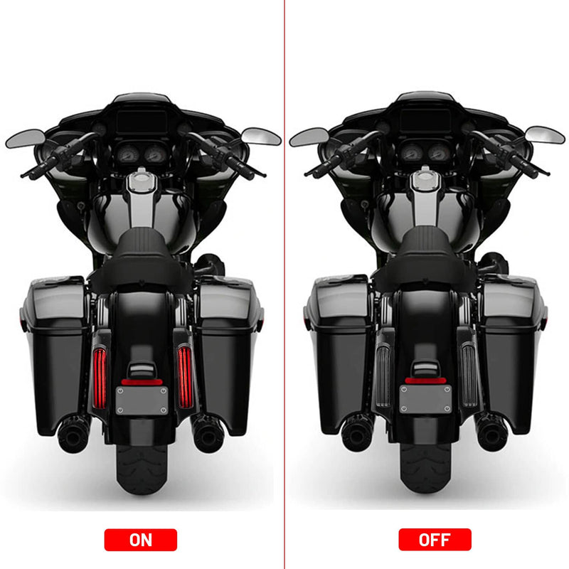 Rear Fender Fascia LED Brake Running Turn Signals for Harley Touring 14-UP