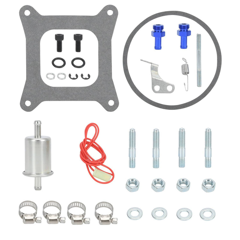 750 CFM Double Pumper 4 Barrel Carburetor E-Choke for Holley Quickfuel Brawler