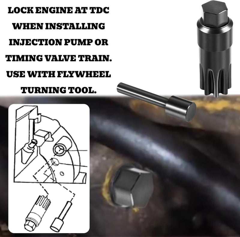 JDE83 JDE81-4 Engine Turning Tool Timing Pin Kit for John Deere 3179 4239 6359