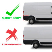 DURAFORCE Rear Quarter Panel Bumper Flare Trim LH for RAM ProMaster 2019-2022