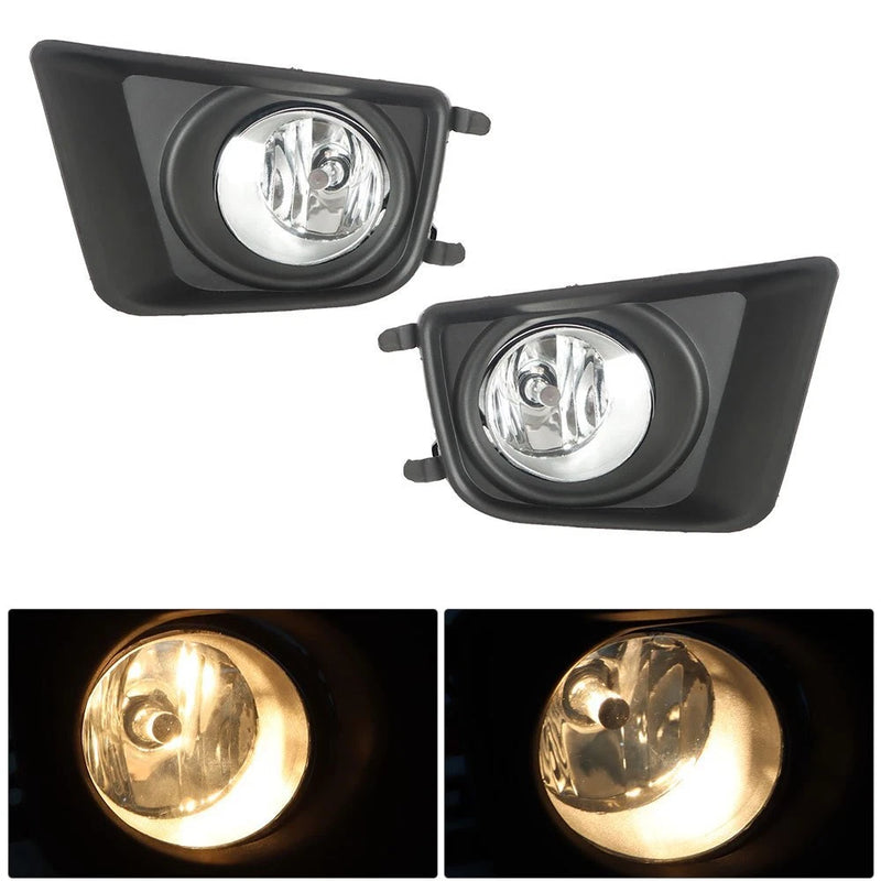DURAFORCE Clear Bumper Driving Fog Lights Switch Bulbs Kit for 2012-2015 for Toyota Tacoma