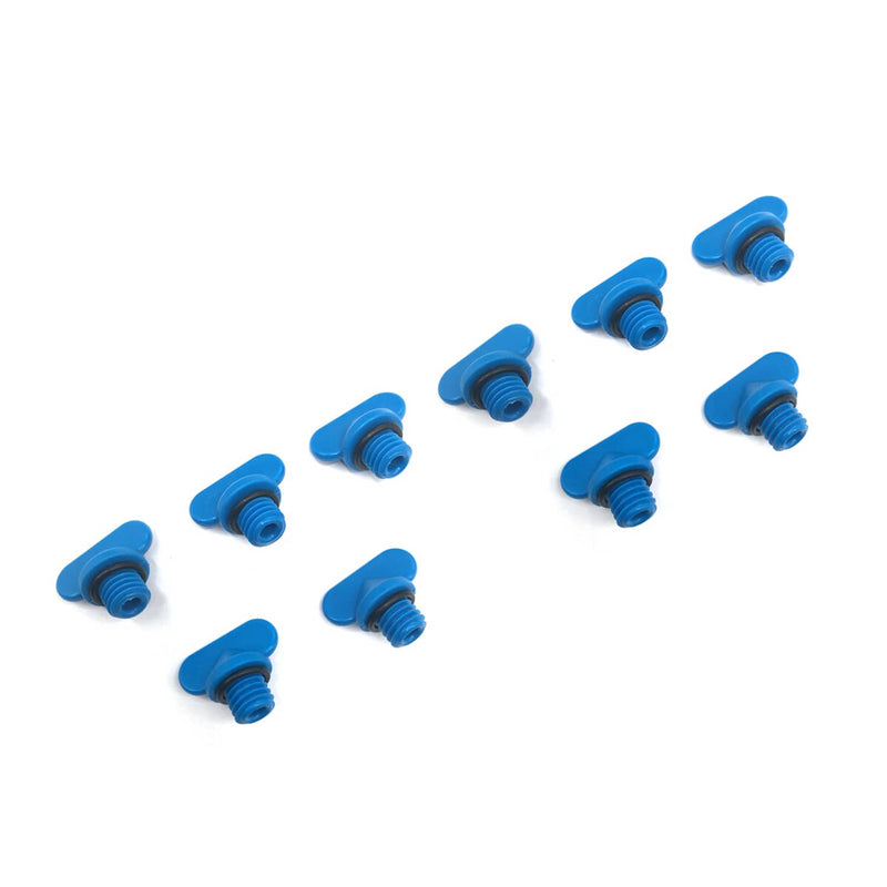 DURAFORCE 8M2000874 22-806608Q01 Manifold Block Drain Blue Plug Kit for Mercruiser 10X