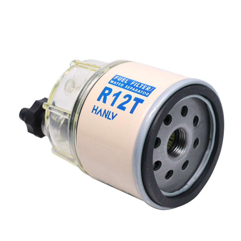 R12T Fuel Filter Water Separator Spin-on with Bowl for Marine