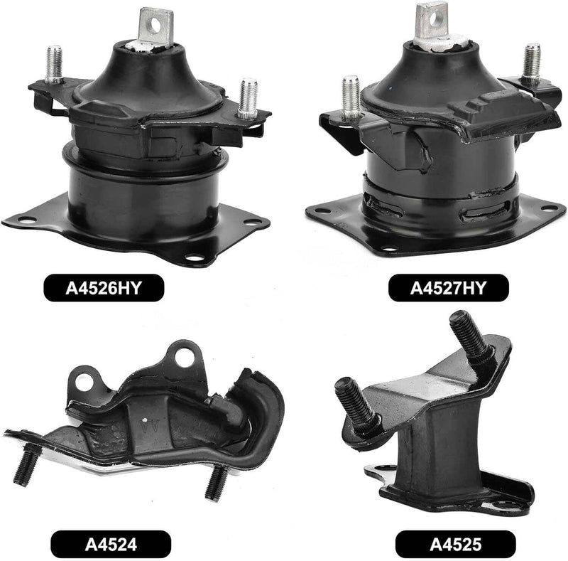 6PCS Engine Mount Trans Mounts Kit for Honda Accord 3.0L Auto Trans