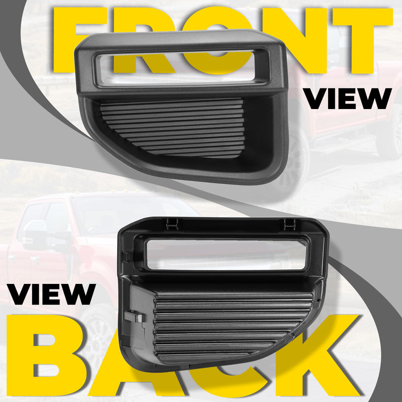 Bumper Fog Light Bezel for Ford F-250 F-350 2020-2022 Right Front