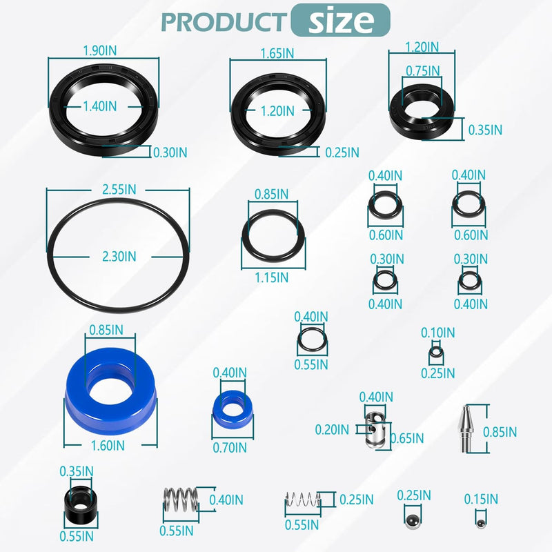 BI 52103704-SUPER Seal Repair Kit for Bishamon BS-55 BS-65 Manual Pallet Jack