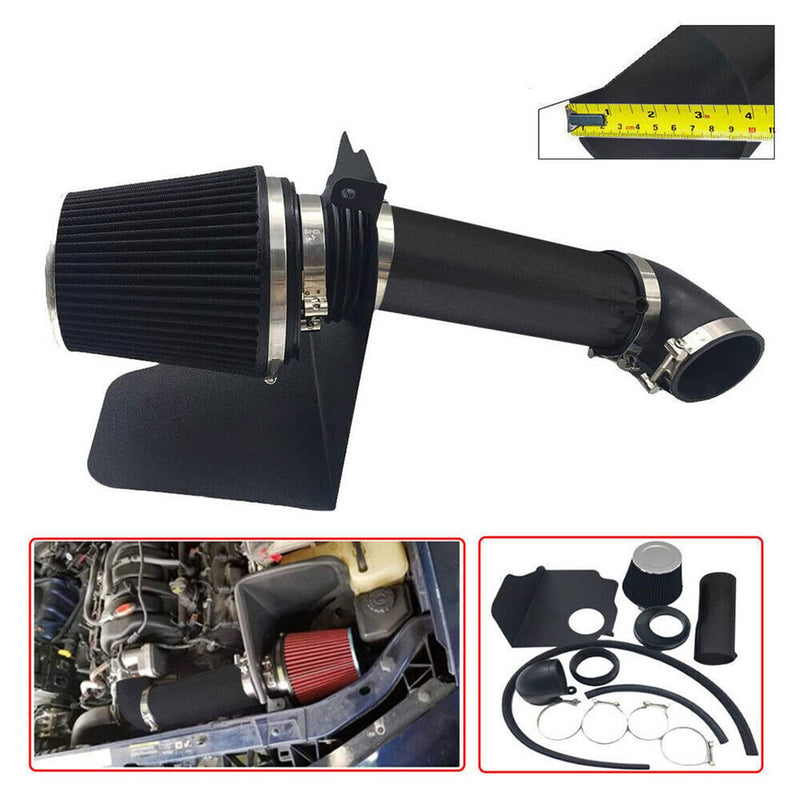 4" Cold Air Intake Kit + Heat Shield for Dodge Chrysler HEMI 5.7L 6.1L V8 05-10