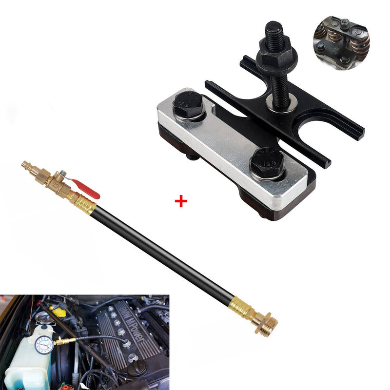 LS Engine Valve Spring Compressor Tool & Air Holding Hose for GM LS1 LS3 LS2 LS6
