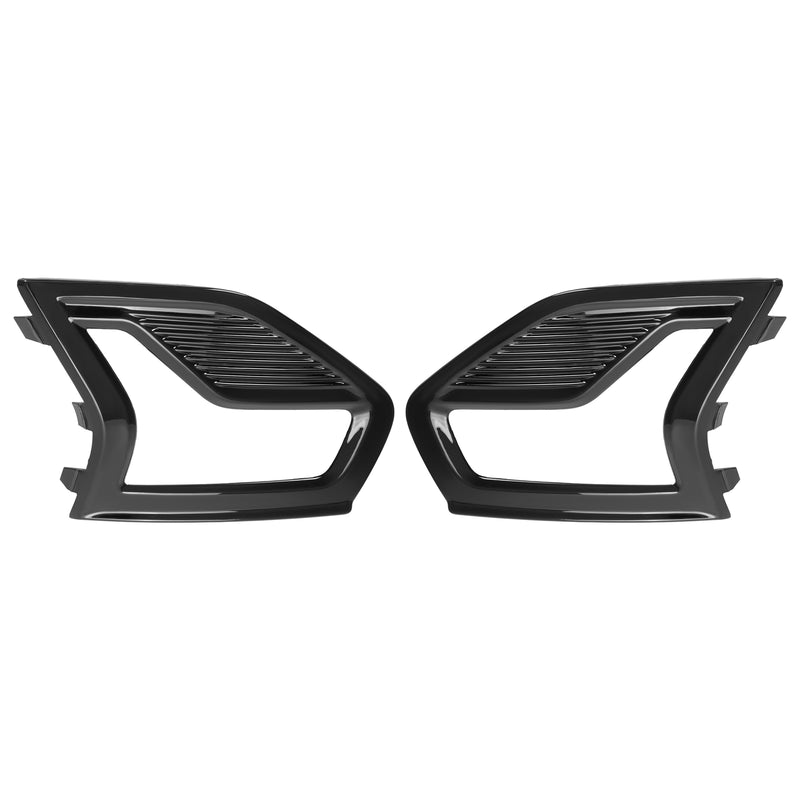 Front Bumper Fog Light Lamp Grille Covers Bezel Trim for Ford Fusion 2019-2020