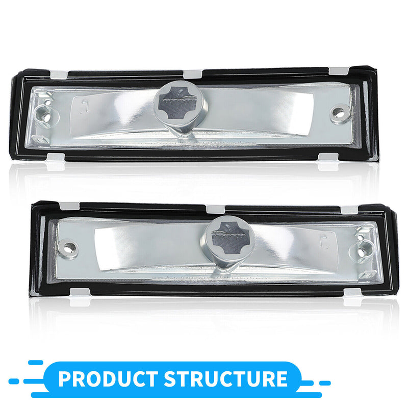 Side Marker Clear Lens for Chevy, for GMC Jimmy Blazer C/K 1981-1991