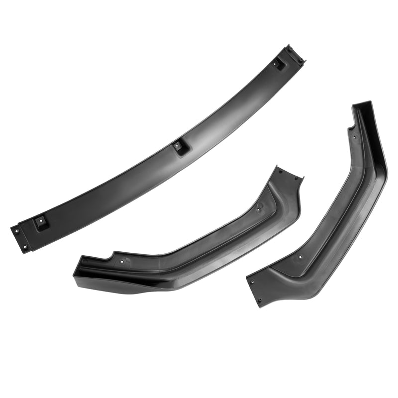 Glossy Black Front Bumper Lip Splitter Chin for Infiniti Q50 2018-2024 Luxe